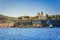 Church on the coast of island Lipari in Italy