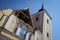 Church destroyed after strong earthquake