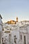 Church of the divine savior of the city of the province of Cadiz, Vejer de la Frontera located in the highest area of the town