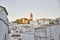 Church of the divine savior of the city of the province of Cadiz, Vejer de la Frontera located in the highest area of the town