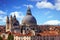 Church Domes Against Venice Sky