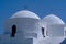 Church domes in Patmos