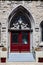 Church Door in Auburn, NY