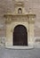 Church door in tarazona town