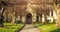 A Church Door, viewed down the church path