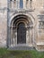 Church door way , medievil church door and stone carved architecture