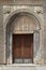 Church doors in ancient monastery