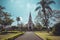 church at the edge of a park in San Jose, the capital of Costa rica, called the Iglesia Nuestra SeÃ±ora de la Merced or