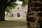 Church entry in mission San Jose, San Antonio