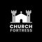 Church Fortress Logo Design Template
