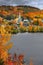 Church in Grandes Piles town , Canada