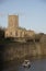 Church on the harbour waterfront Bristol England UK