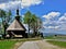 The church of Holy Cross in ChabÃ³wka in Poland.