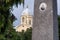 Church of the Holy Great-Martyr Dimitrije Solunski seen through the Zemun cemetery