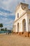 Church of the Holy Trinity. Urban scene in Colonial town cityscape of Trinidad, Cuba.