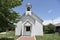 Church house at Deanna Rose Children`s Farmstead, Overland Park, Kansas