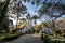 Church and houses at Immigrant Village Park & x28;Parque Aldeia do Imigrante& x29; - Nova Petropolis, Rio Grande do Sul, Brazil