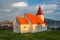 Church of Hrisey in Iceland
