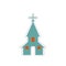 Church icon,sign,best 3D illustration