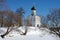 Church of the Intercession on the Nerl. Orthodox church and a symbol of medieval Russia, Vladimir region