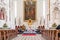 Church interior altar of St Peter St Paul church