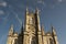 Church in Ireland Gothic religious monument. Exterior facade