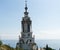 Church-lighthouse of St. Nicholas Miracle-Worker of Myra. Temple of St. Nicholas Mira patron saint of travelers and sailors