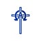 Church logo. Alpha, omega and a cross.