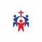 Church logo. Christian symbols. Unity in Jesus Christ