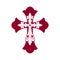 Church logo. The cross of Jesus Christ is a symbol of death and victory over sin.