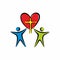 Church logo. Loving God. Unity in Christ