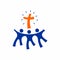Church logo. Worshipers of Jesus Christ