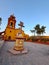 Church in the magical town Bernal where the third largest monolith in the world is located. In Ezequiel Montes, Queretaro, Mexico