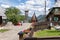 Church in main square in Kustendorf, Drvengrad