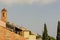 Church in the medieval Provencal village of Roquebrune Cap Martin in French Riviera