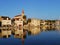Church in Milna on Brac island in the Adriatic sea of Croatia
