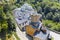 Church in Monastery St. Joachim of Osogovo seen from above, Republic of Macedonia