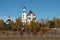 Church in the Name of Holy Spirit and Church of the Pochayev Icon of Mother of God, Nefteyugansk, Western Siberia, Russia