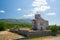 Church near the Cetina water source spring in Croatia