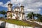 The Church Nossa Senhora do Carmo of Assisi is a Rococo Catholic church in Ouro Preto, Brazil. design by the Brazilian architect a