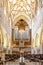 Church organ in Wells Cathedral, Somerset, UK