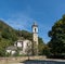 The church of Orrido Sant\\\' Anna, Cannobio, Italy