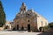 church of an orthodox monastery (arkadi) in crete