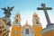 Church of Our Lady of Remedies in Cholula. Mexico