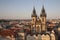 Church of Our Lady Before Tyn and Cityscape of Prague