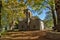 Church and Park in Town of Metsovo, Epirus