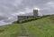 A church perched on the top of Brentor on Dartmoor National Park i