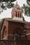 The church in the protestant cemetery of Testaccio in Rome