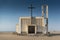 Church in the province of Namibe. Angola. Africa, Church of Portuguese colonial time.