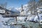 Church of Ramsau in winter, Berchtesgadener Land, Bavaria, Germany